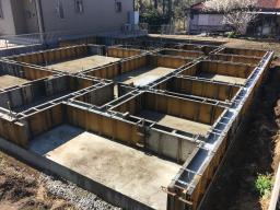 立上りコン打設完了